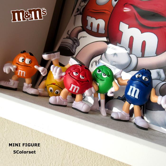 フィギュア M&M's アメリカン雑貨 キャラクター 5色セット インテリア