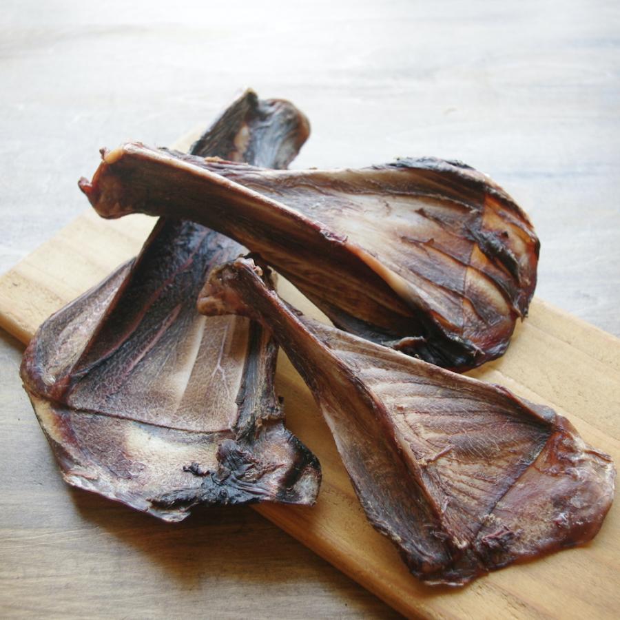 柔らかめの骨】バリバリ食べれる 鹿胸骨ジャーキー ※脂あります 柔らかめの