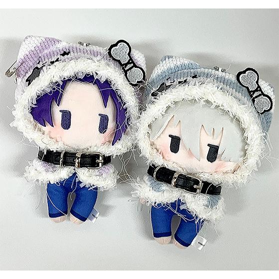 ぬい服 10cm 猫耳 ねこ ネコ ぬいぐるみ服 推し活 パンク 着ぐるみ