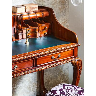 高級マホガニー家具 チッペンデール船長デスク 家具 アンティーク 送料