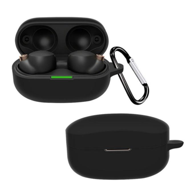 WF-1000XM5 ケース WF-1000XM4 カラビナ付属 シンプル 落下防止