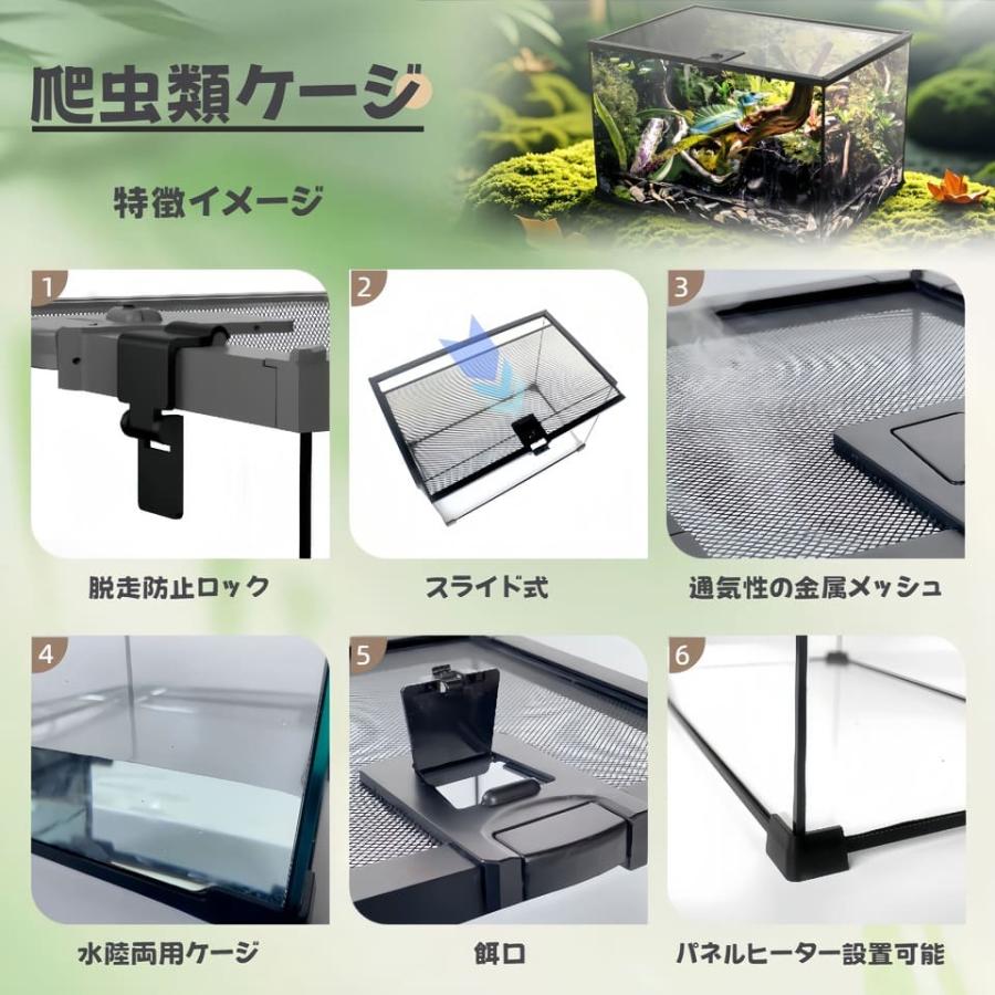 ガラス飼育ケージ303020、爬虫類両生類飼育ケージ、オリジナル自社製