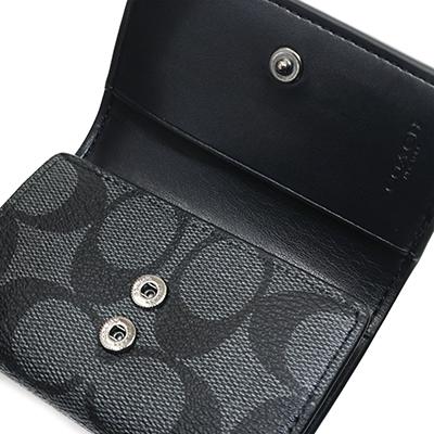 COACH（コーチ） コーチアウトレット 78675 QBO4G チャコール×ブラック