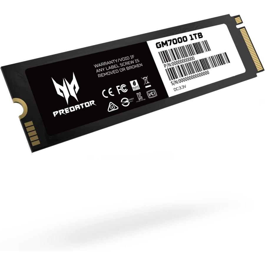 acer（エイサー） Acer Predator GM7000-1TB ヒートシンク付き NVMe