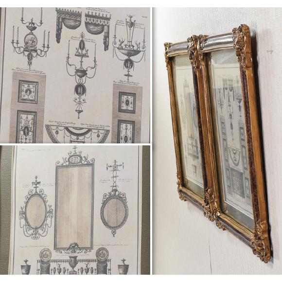 アンティーク レトロ 調 壁掛け 飾り 額 インテリア 置物 絵画