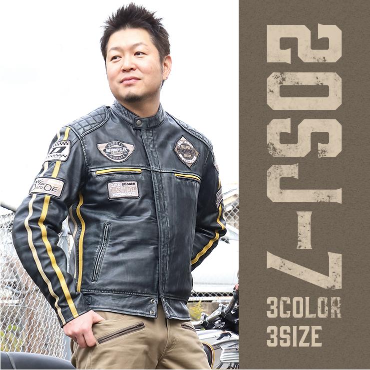 DEGNER（デグナー） メンズレザージャケット ライダース ヴィンテージ