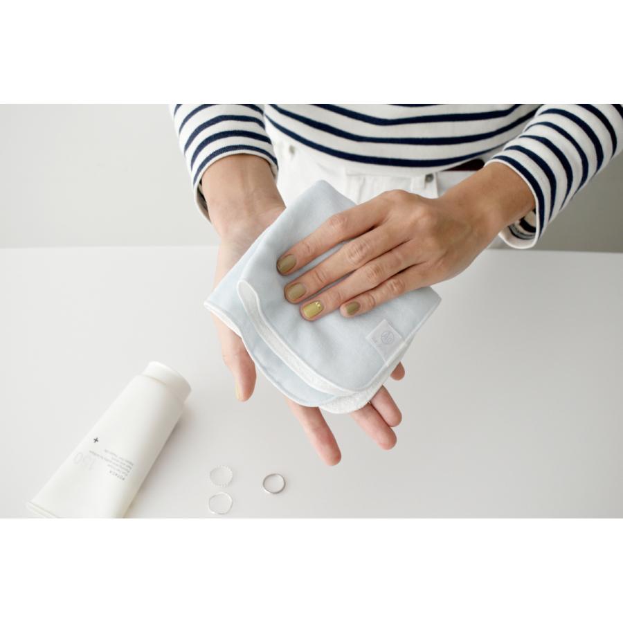 抗ウィルス タオルハンカチ Re:pure グレー ミニタオル ハンカチ