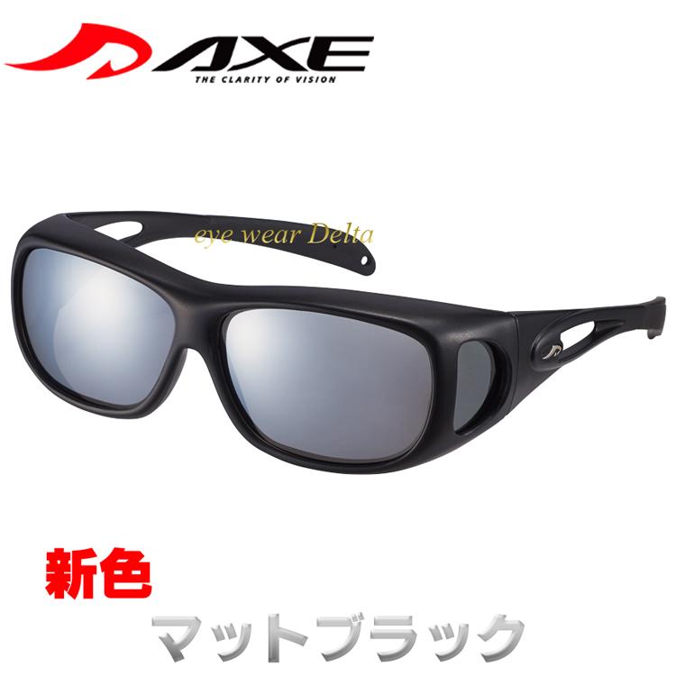 AXE（アックス） 偏光オーバーグラス SG-612P-MBK ロードバイク 登山