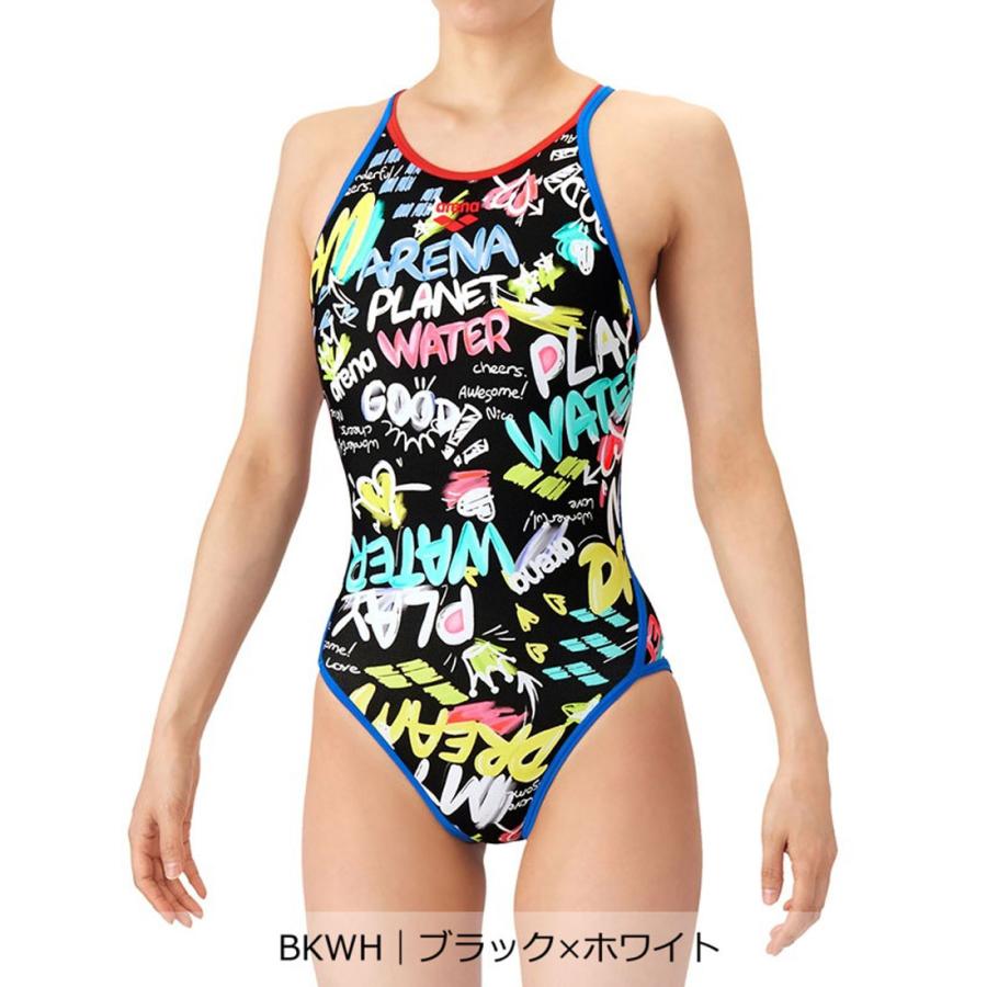 アリーナ（arena） 公式 タフスーツトレーニングワンピース 文字 総柄