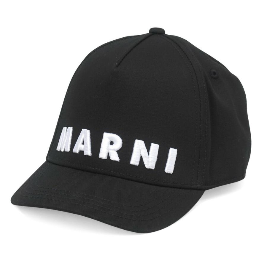 MARNI（マルニ） キッズ ベースボールキャップ ブラック MF38U M01470