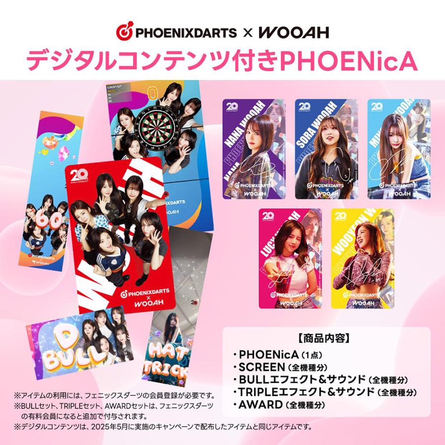 数量限定 ダーツ フェニックスカード デジコン付きPHOENicA WOOAH