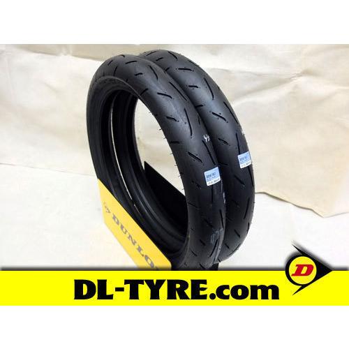 DUNLOP（ダンロップ） [前後セット] 新品 KR410 90/80-17 2本 [NS50R