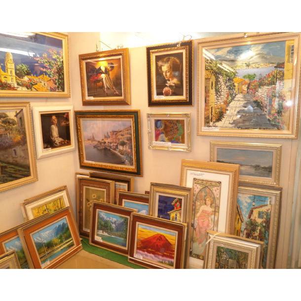 インテリア 人物 絵画 油絵 小澤勇寿郎 作 「仮面の少女」 0号サイズ