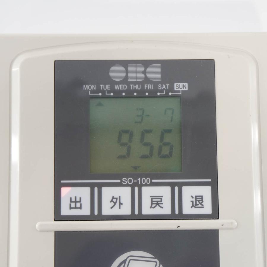 PG]USED 8日保証 2台入荷 OBC SO-100AS-L 就業情報ターミナル タイム