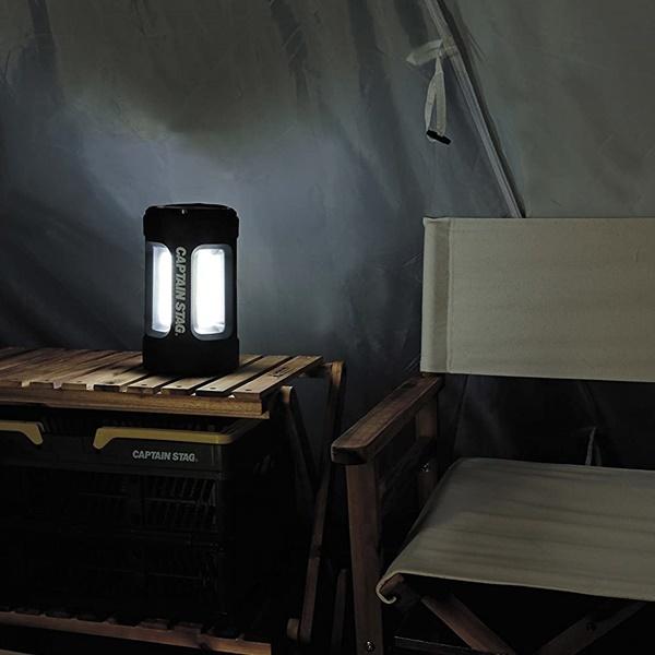CAPTAIN STAG（キャプテンスタッグ） ledランタン 電池式 防災 明るい