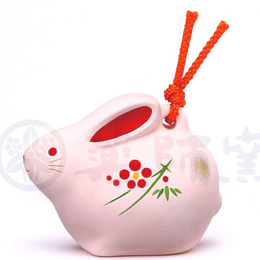 干支 置物 十二支 土鈴 単品/ 錦彩招福寿々十二支土鈴（卯） /粗品