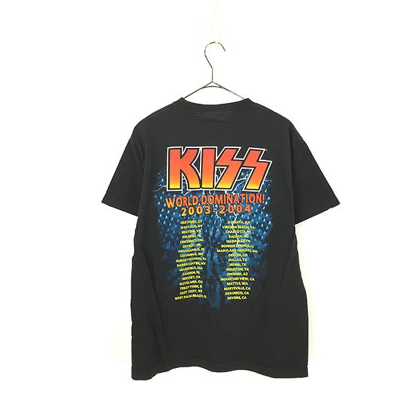 古着 00s USA製 KISS キッス 「World Domination!」 ツアー メタル