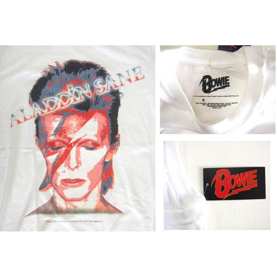 デヴィッド ボウイ DAVID BOWIE・ALADDIN SANE Tシャツ アラジンセイン