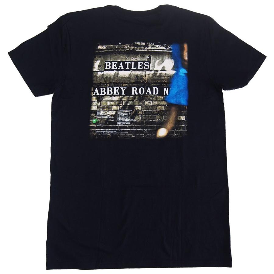 THE BEATLES・ ABBEY ROAD BLACK・Tシャツ・ビートルズ ・オフィシャル