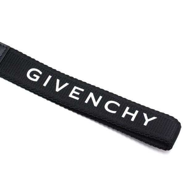 GIVENCHY（ジバンシィ） ロゴストラップ キーリング【BLACK/WHITE