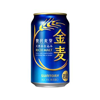 金麦 リッチモルト 350ml 1ケース（24本入）サントリー