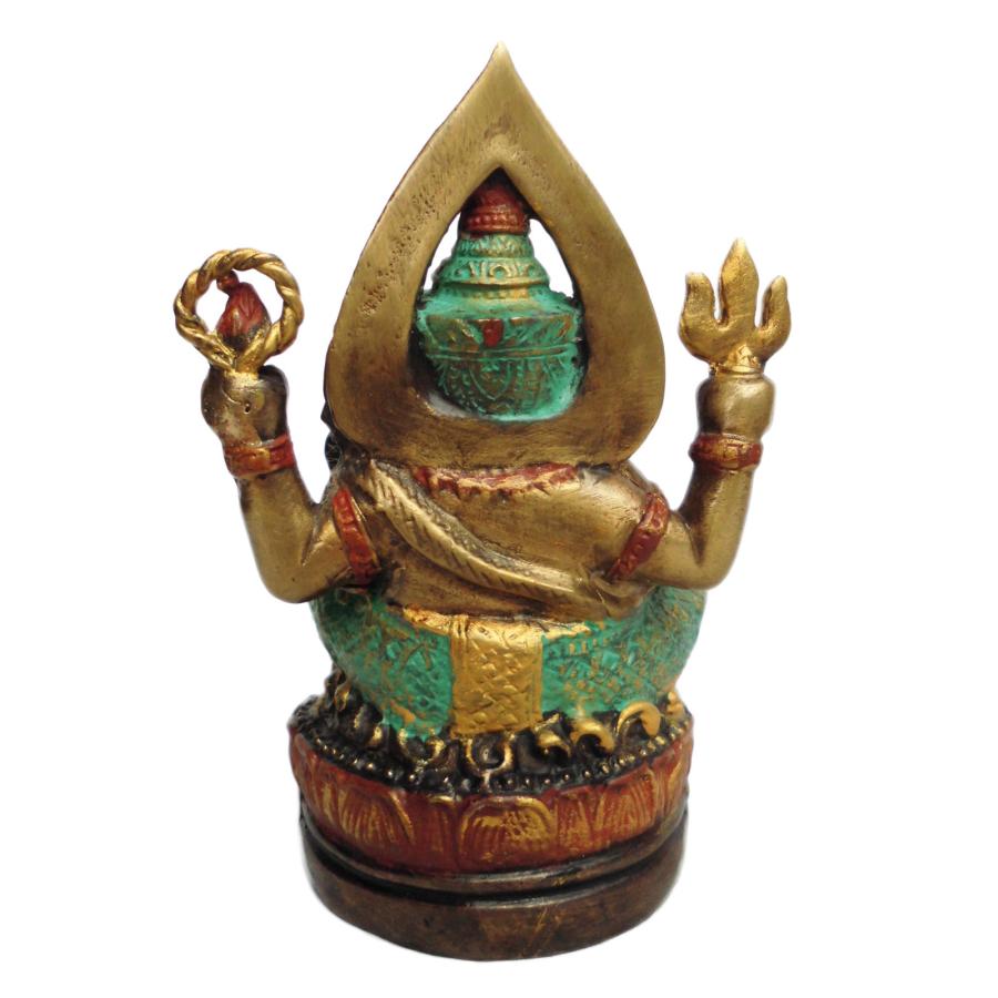 仏像 タイ仏像 色付きガネーシャー31 : アジア雑貨ビンゴ - 通販