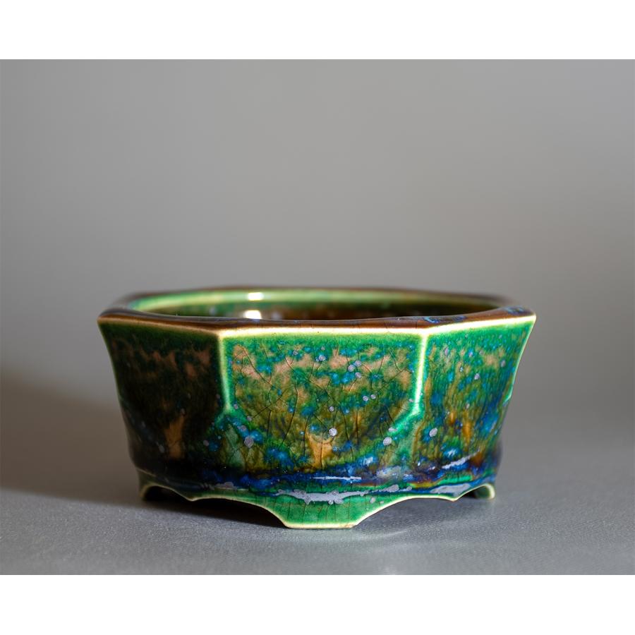 未使用 昭和レトロ 盆栽鉢 ・中国鉢 3 未使用 昭和レトロ 盆栽鉢