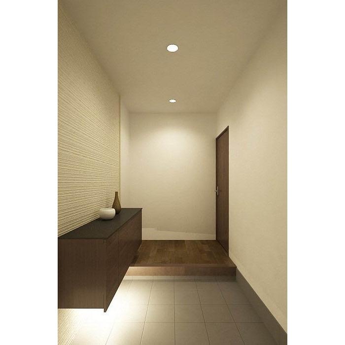 コイズミ照明 AD7200W27 コイズミ 軒下用ダウンライト ホワイト φ100