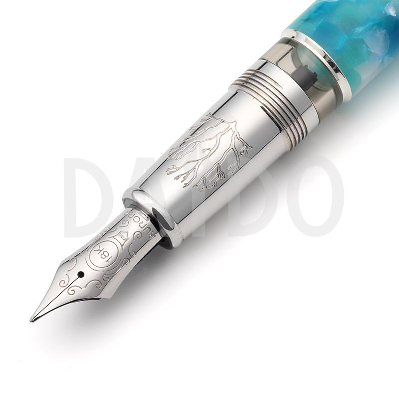 アウロラ（AURORA） 万年筆 アンビエンテ・トロピチ（熱帯の海）946