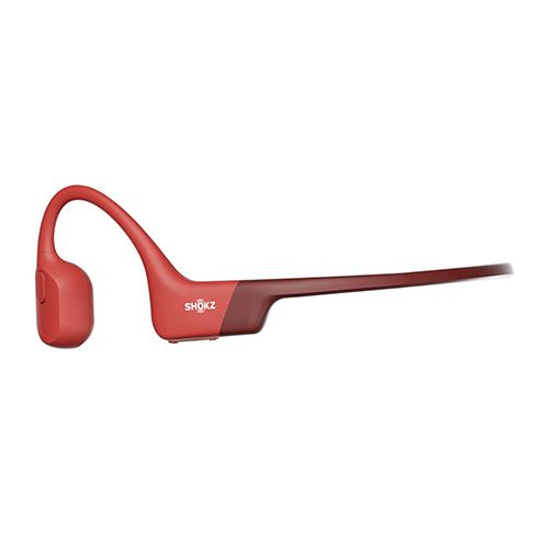 Shokz（ショックス） (在庫限り)Shokz OpenRun Red ワイヤレスイヤホン
