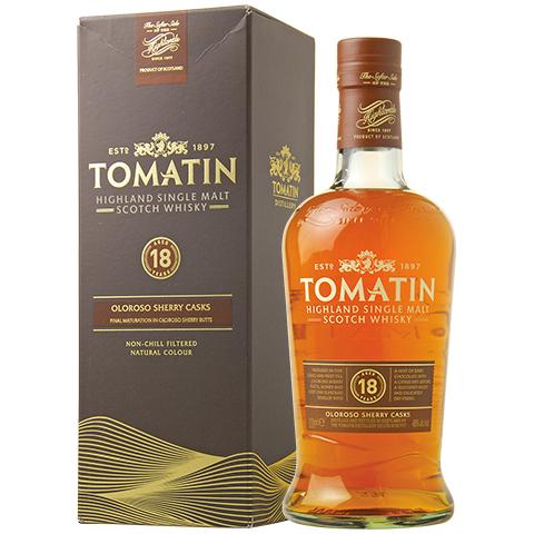 ウイスキー トマーティン 18年 46度 正規 箱付 700ml シングルモルト