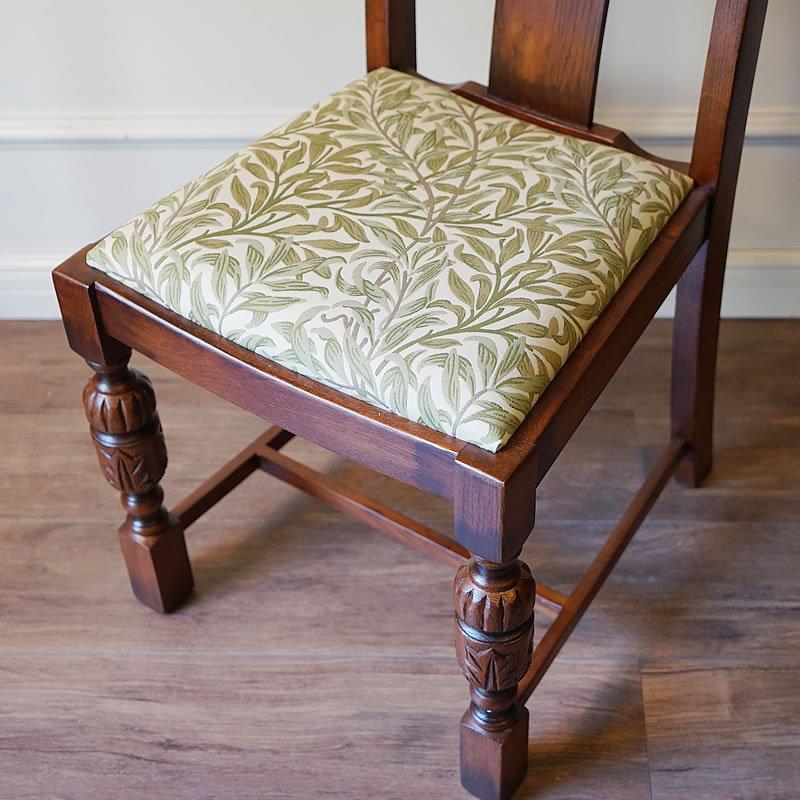 アンティーク家具 リプロダクト ダイニングチェア 4脚セット 椅子