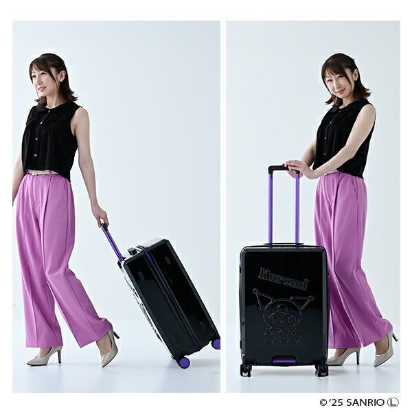 スーツケース キャリーケース TSAロック 軽量 サンリオ クロミちゃん M