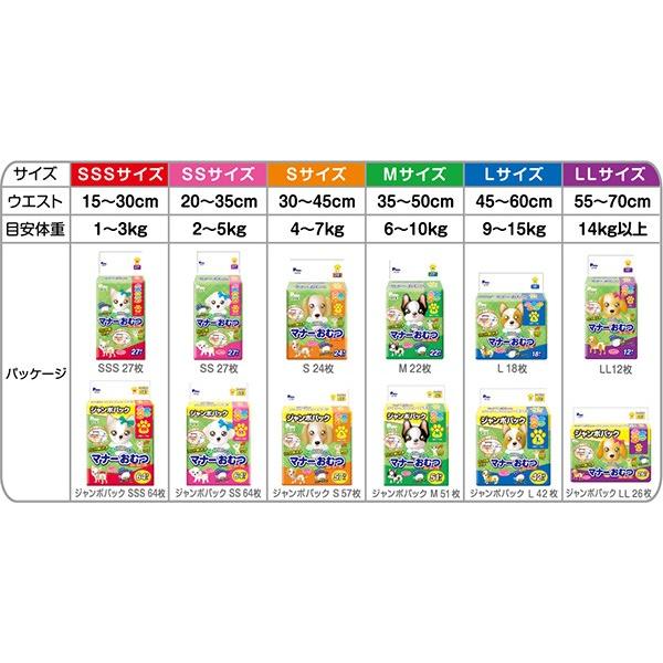 第一衛材 ピーワン (P.one) マナーおむつ のび〜るテープ付き ジャンボ