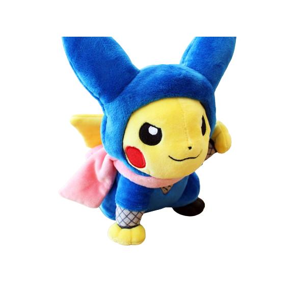 忍者姿のピカチュウ ぬいぐるみ ポケモンセンタートウキョーDX 紙タグ