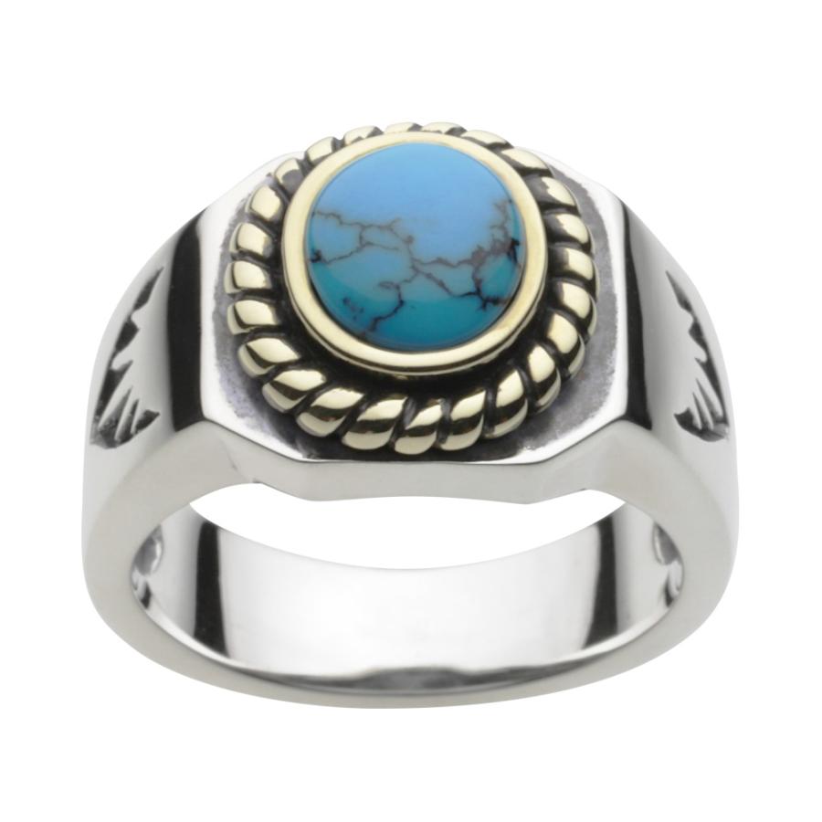 ターコイズ シルバーリング 指輪 メンズ ネイティブ インディアン