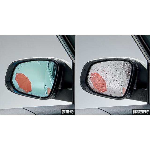 トヨタ純正 90系ノア ヴォクシー用 レインクリア リングブルーミラー