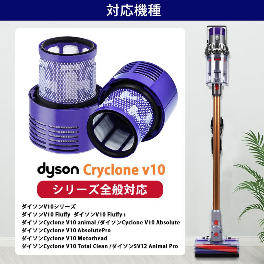 互換品 ダイソン 掃除機 フィルター dyson V10 SV12 互換 2個以上割引