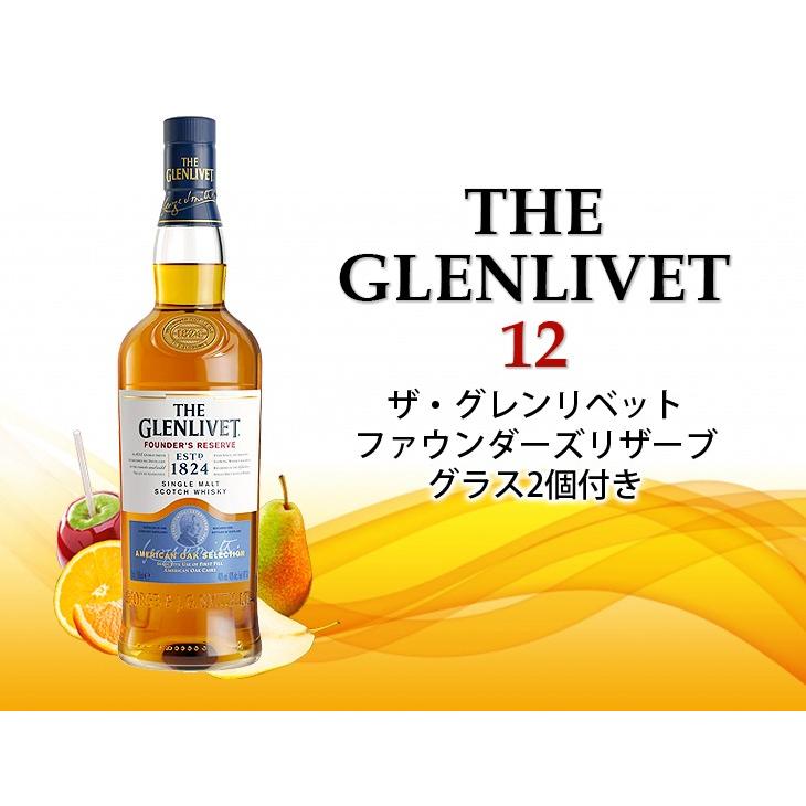 2本セット）ザ・グレンリベット12年& ファウンダーズリザーブ 【公式通販】