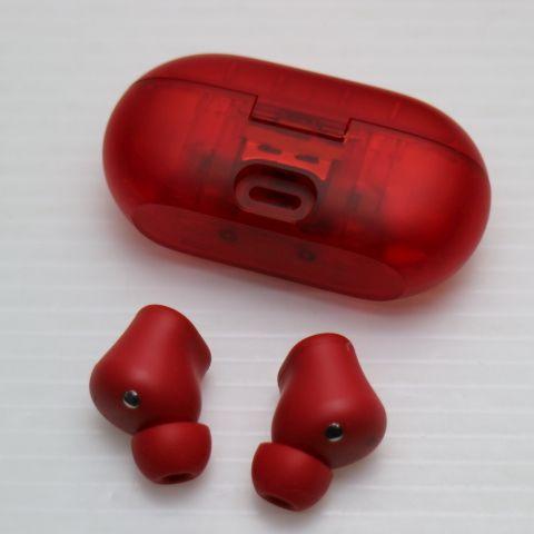 新品同様 Beats Solo Buds トランスペアレントレッド イヤホン 即日