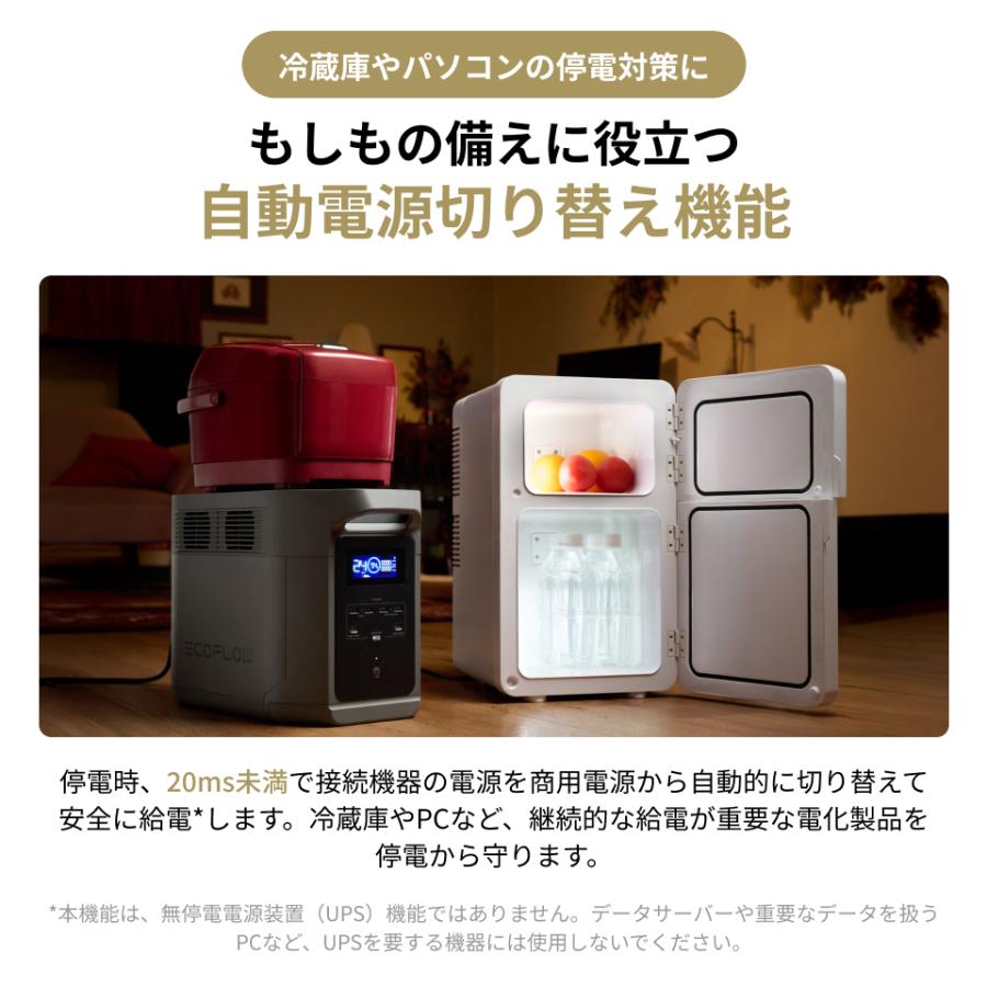 ECOFLOW ポータブル電源 大容量 DELTA 2 Max S 2048Wh リン酸鉄 5年