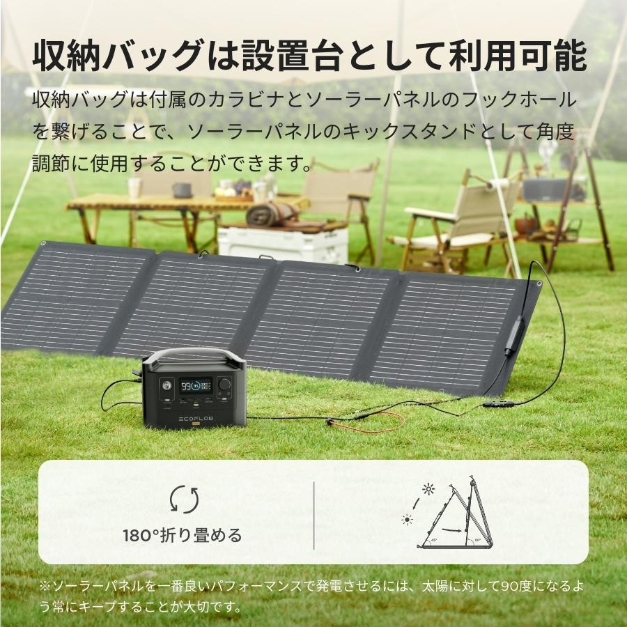 ECOFLOW ソーラーパネル 小型 110W 太陽光発電 太陽光パネル ソーラー