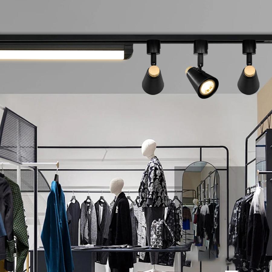 4個入り LEDスポットライト レールライト 60W相当 アクセント照明