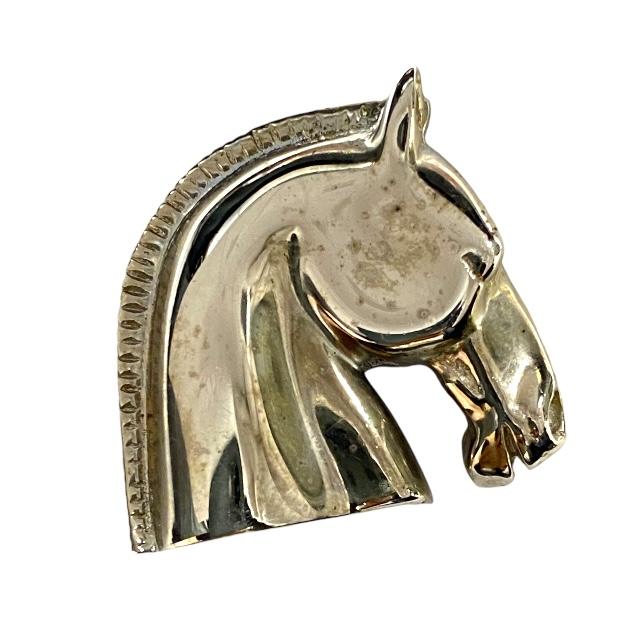 HERMES（エルメス） ブローチ ピンブローチ アクセサリー ホースヘッド