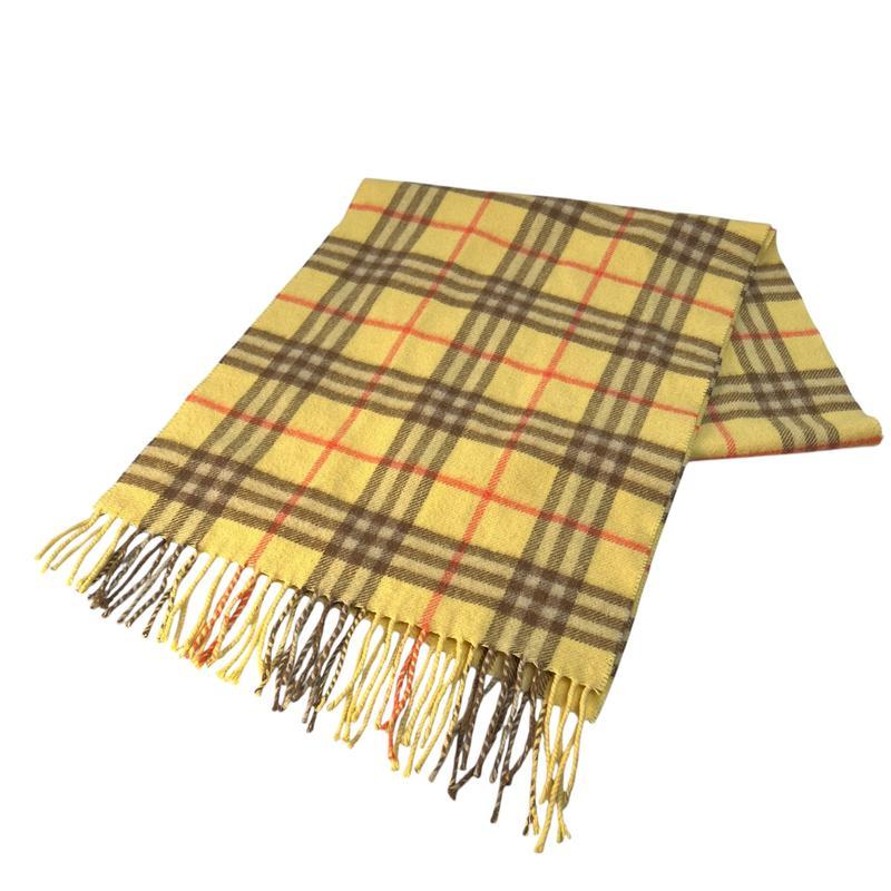 BURBERRY（バーバリー） バーバリーノバチェック柄 タグ付き カシミヤ