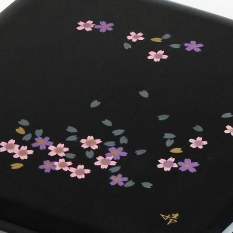 重箱 おしゃれ 二段 桜 黒塗 運動会 お正月 お花見 001-181 : 漆器と
