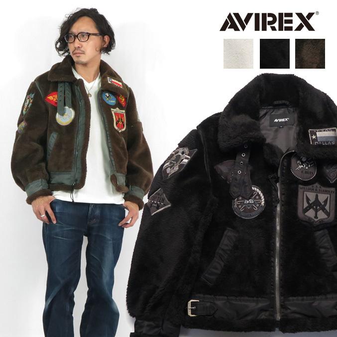AVIREX（アヴィレックス） アビレックス レトロ ボア B-3 ジャケット