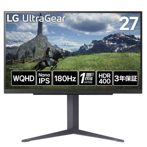 LGエレクトロニクス(LG) 27GS85Q-B LG UltraGear 27型 WQHDゲーミング