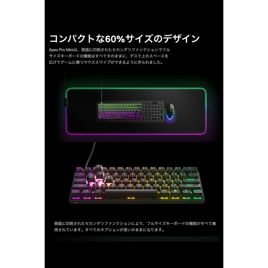 APEX（SteelSeries） SteelSeries Apex Pro Mini US 英語配列 有線