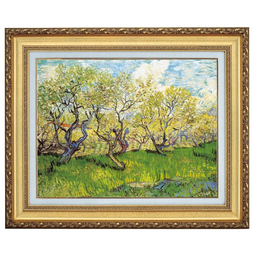 有名国際展作家「ポルトガルの小広場」風景/アクリル/油彩/小原雅夫